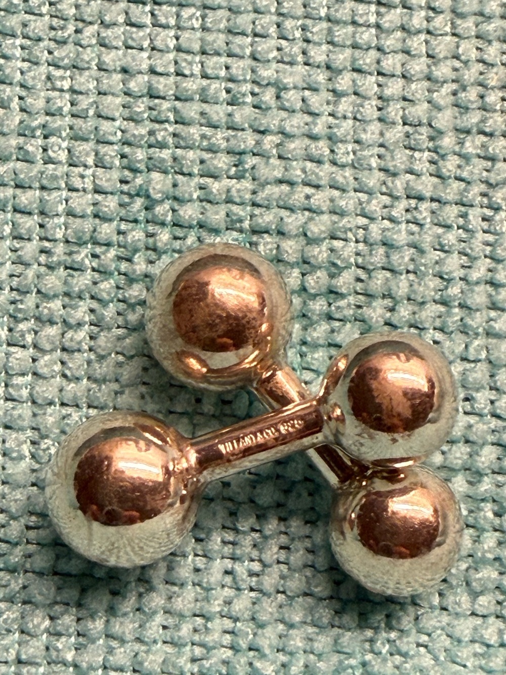 Tiffany & Co Sterling Silver Ball Cufflinks 925 Classic